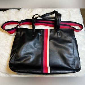 Vegan leather tote